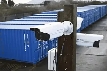 CCTV camera post