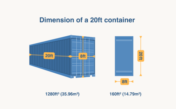 20ft Container - New - Pay Less for Storage